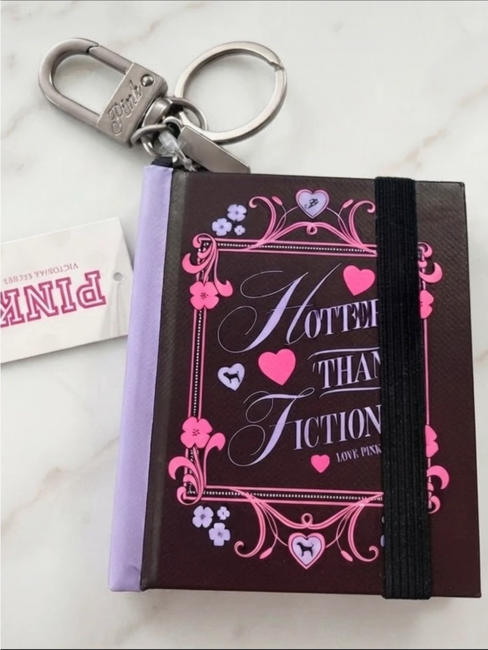 Victoria's Secret PINK Mini Notebook Keychain
Charm